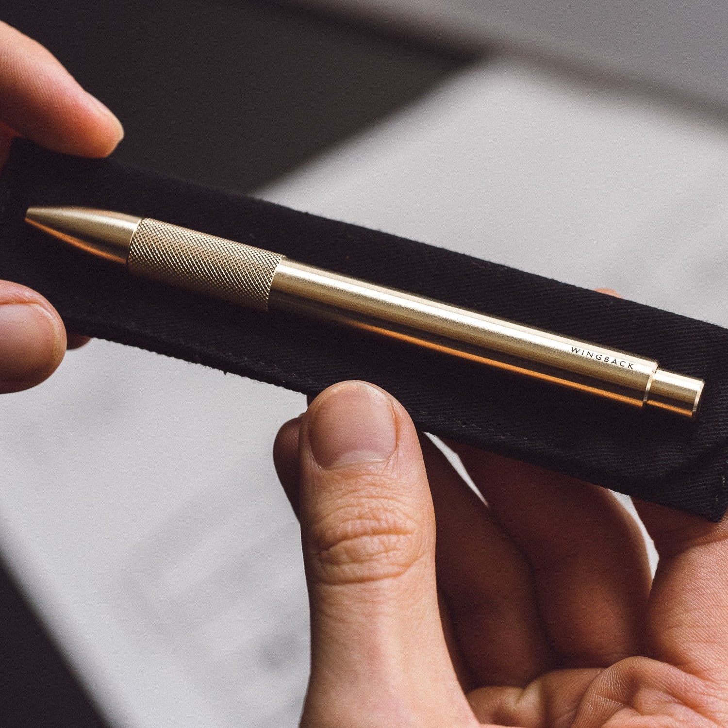 Wingback Mechanical Pencil - Brass - Mechanical Pencil | Last Manner