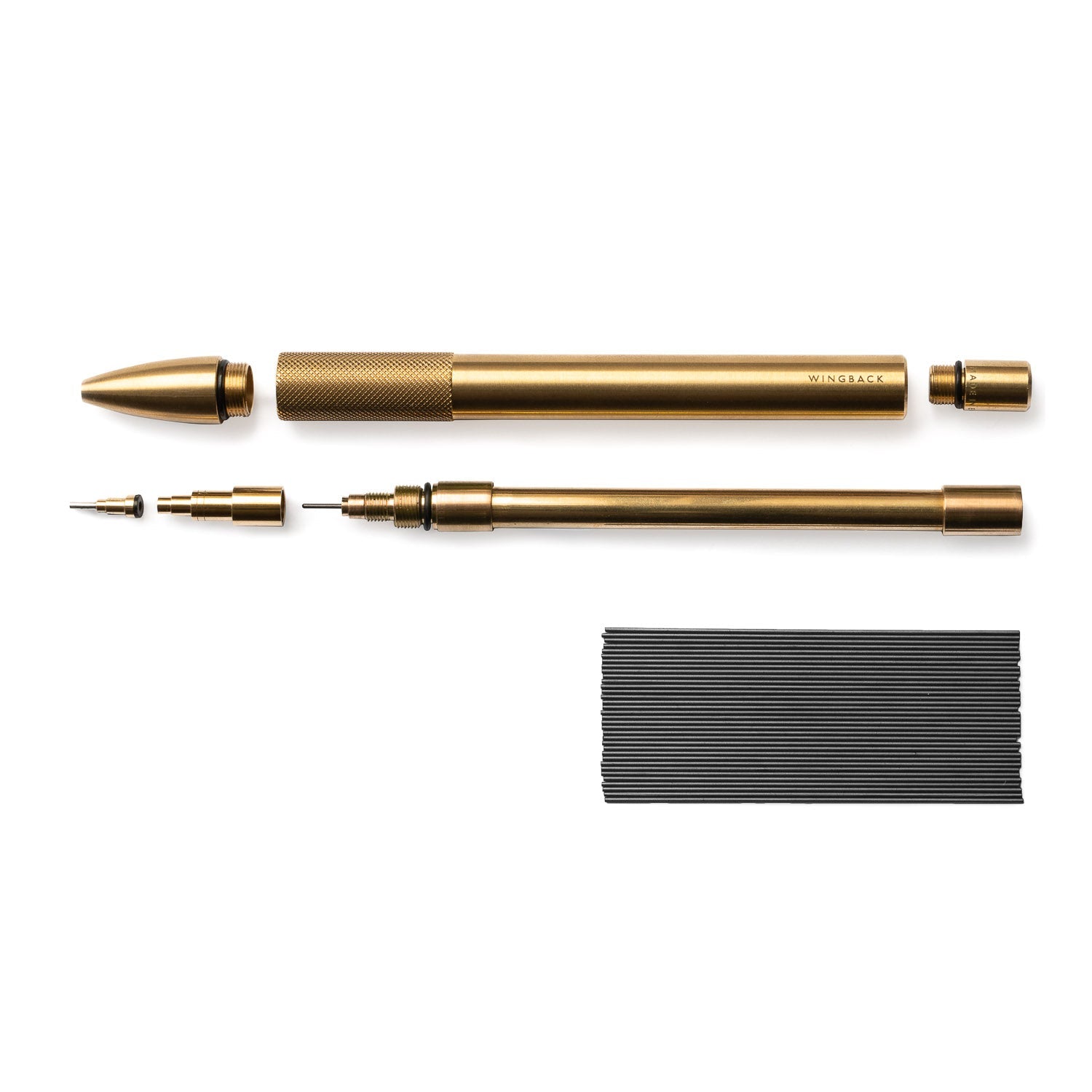 Wingback Mechanical Pencil - Brass - Mechanical Pencil | Last Manner
