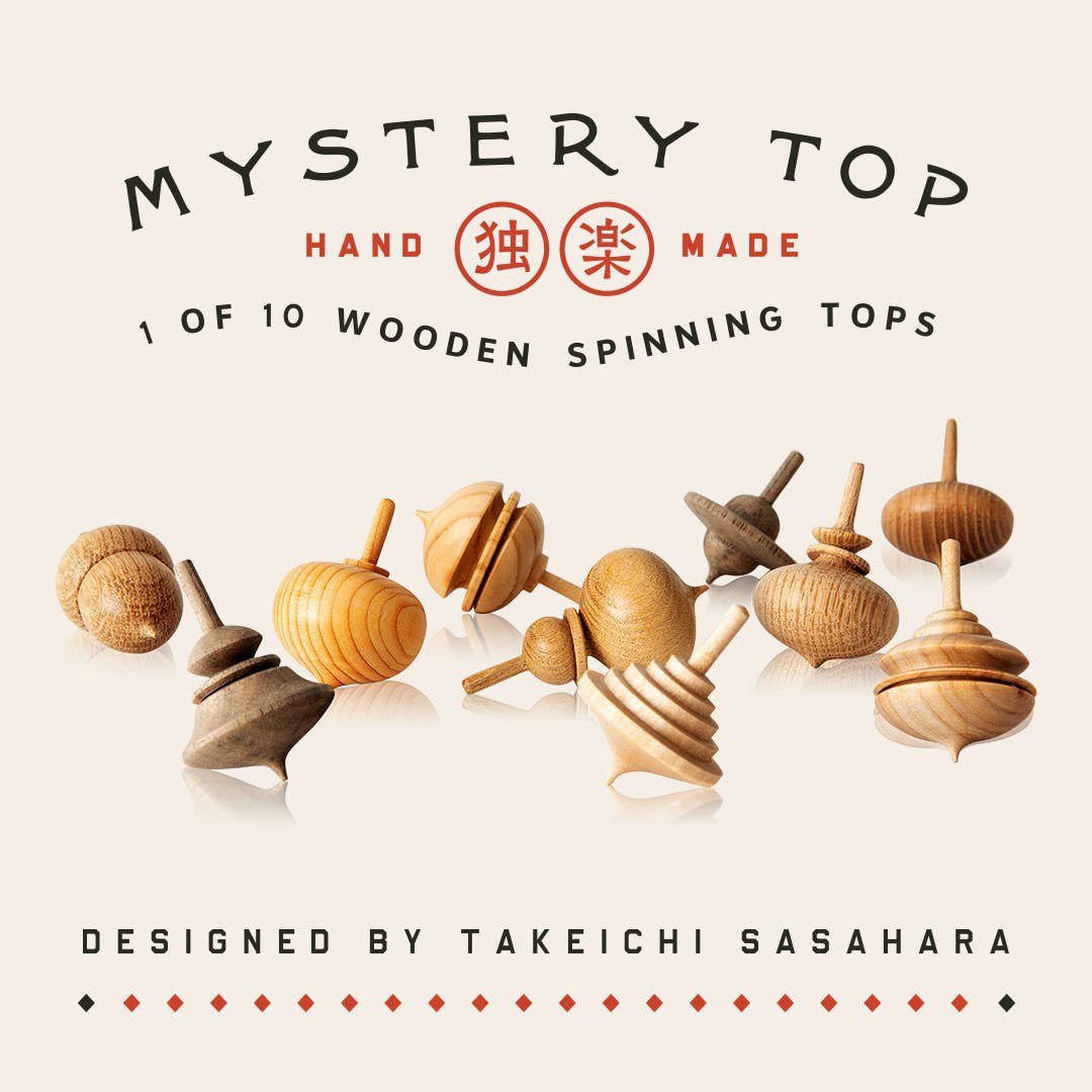 Art of Play Mystery Wooden Spinning Top - Spinning Top | Last Manner