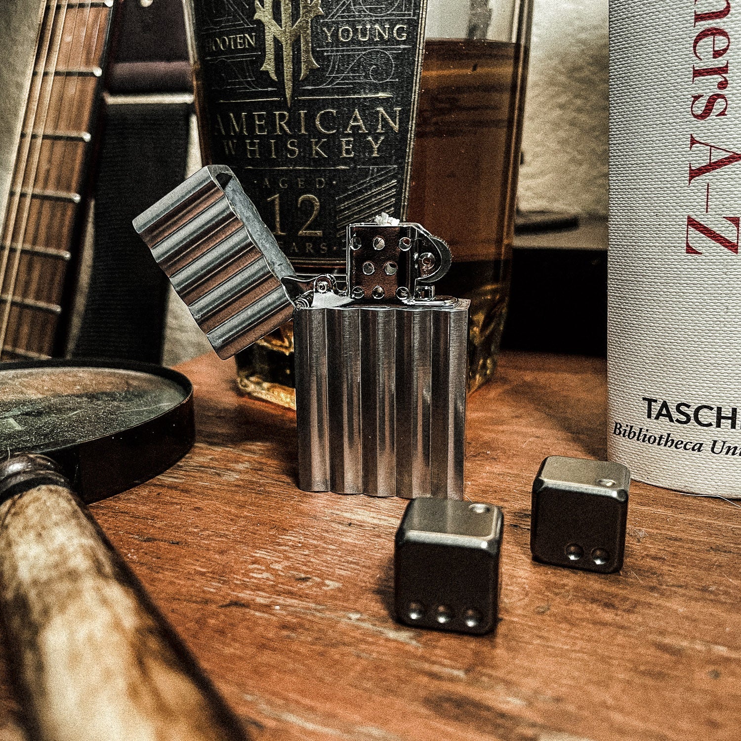 Tsubota Pearl Hard Edge Aluminum Wave Lighter - Lighter | Last Manner