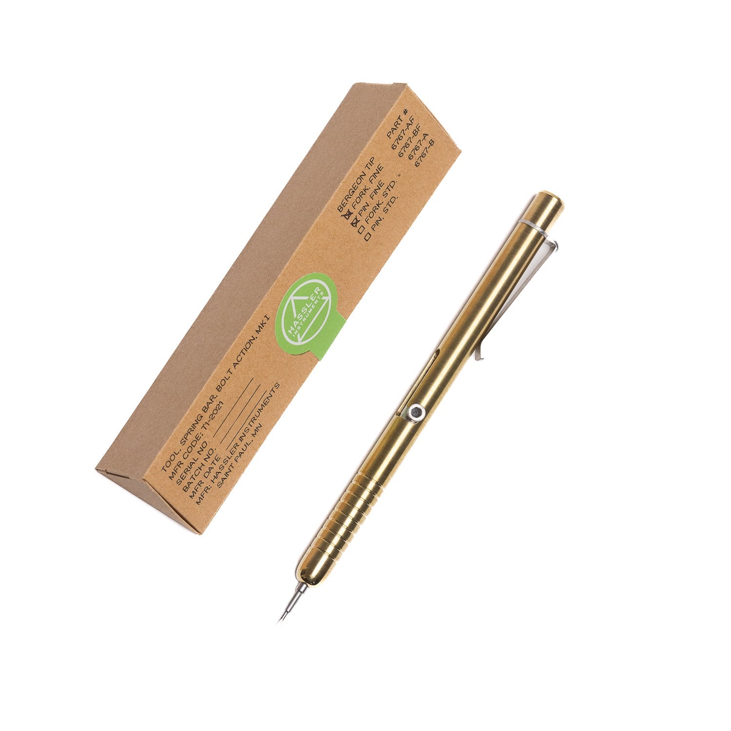 HASSLER INSTRUMENTS Bolt Action Spring Bar Tool - Last Manner - Spring Bar Tool | Last Manner