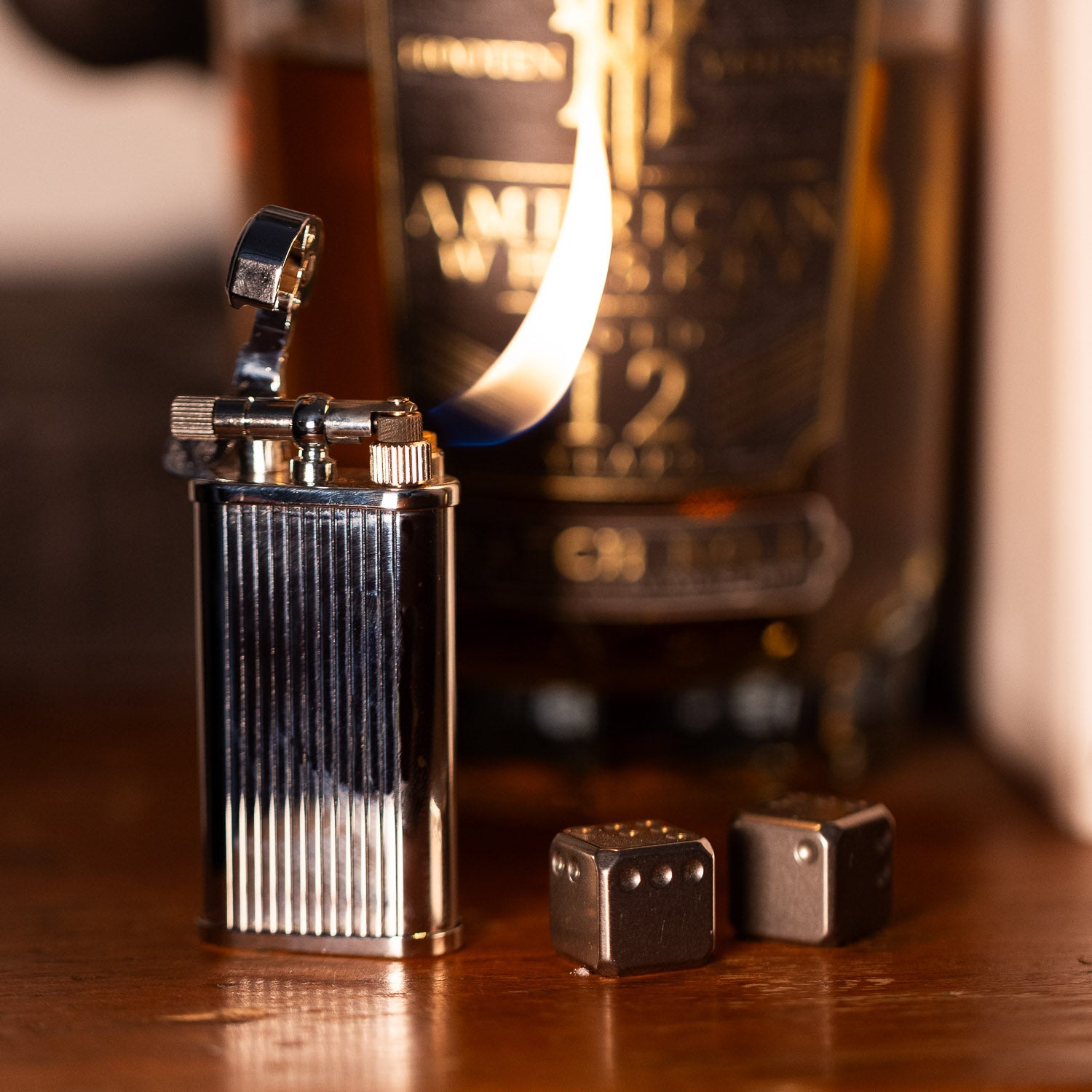 Kiribi Kabuto Mizo Pipe Lighter - Silver - Lighter | Last Manner