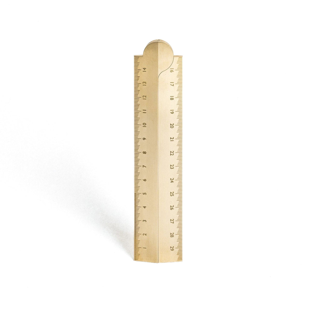 Makers Cabinet Solid Brass Folding Ruler - Stria - Tools | Last Manner