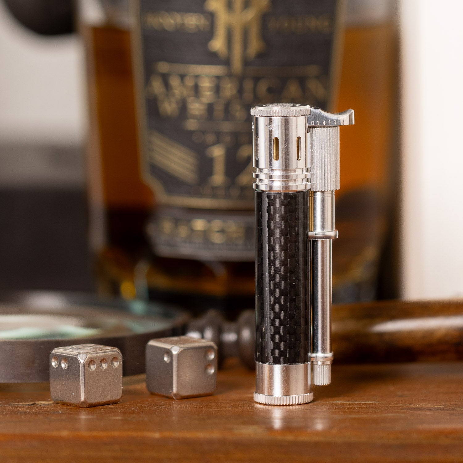 Tokyo Pipe Co Douglass Field S+ Lighter - Duralumin & Black Carbon - Lighter | Last Manner