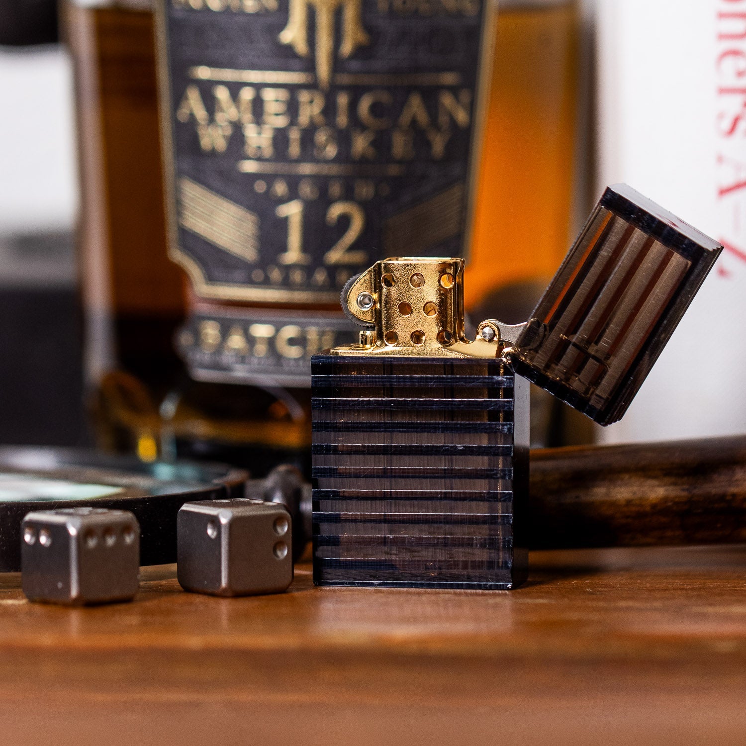 Tsubota Pearl Hard Edge Latitude Lighter - Black - Lighter | Last Manner