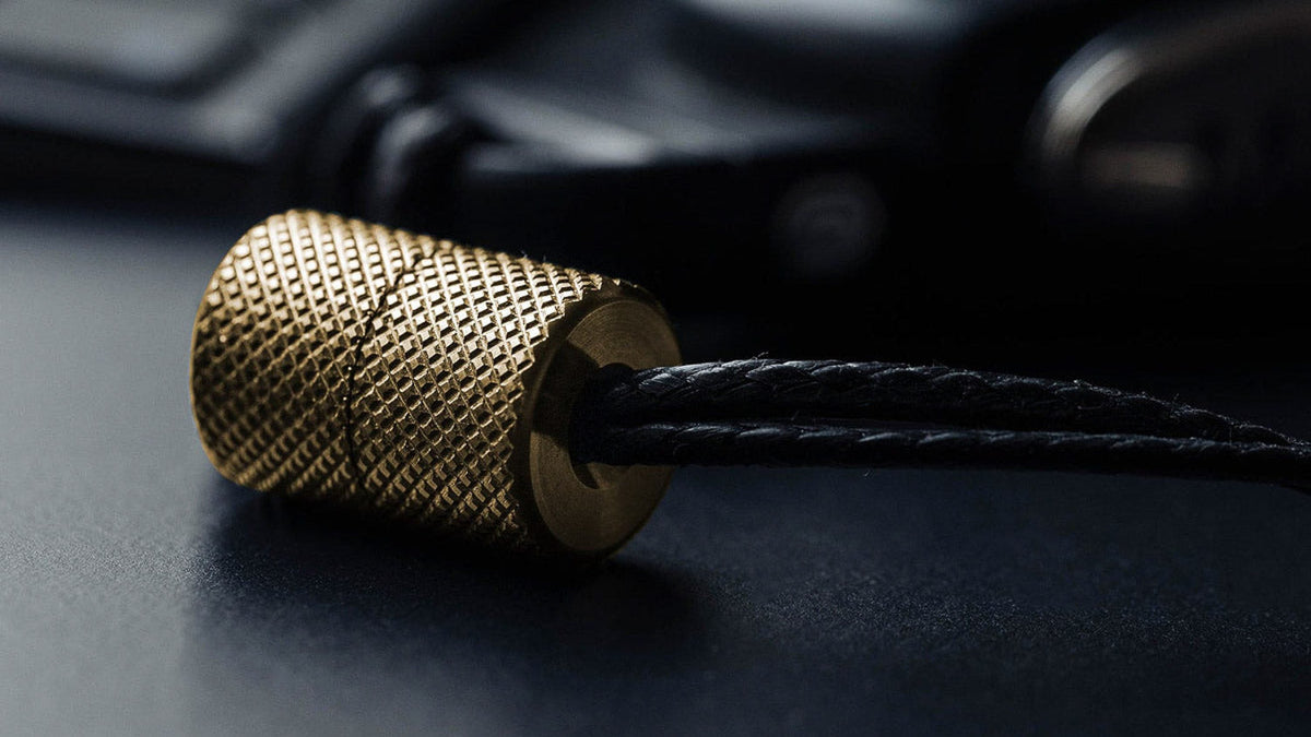 Wingback Key Loop laying on a desk