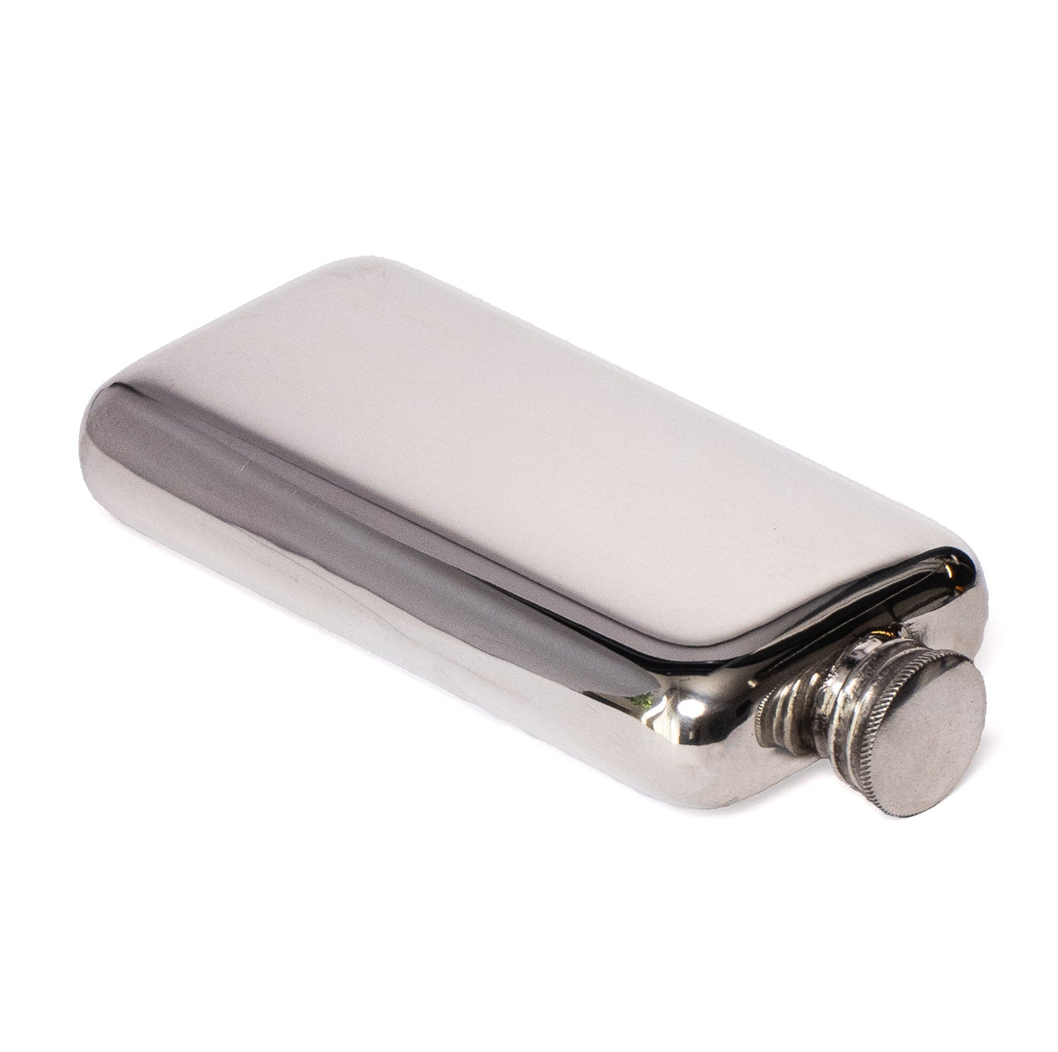 A.R. Wentworth 3oz Top Pocket Flask - Pewter - Flask | Last Manner