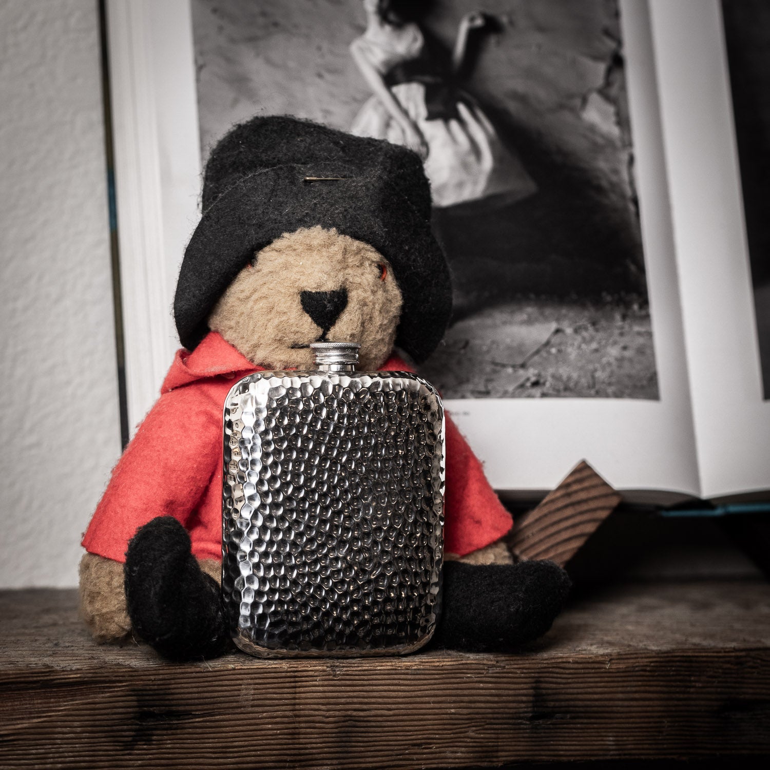 A.R. Wentworth 6oz Pocket Flask - Hammered Pewter - Flask | Last Manner