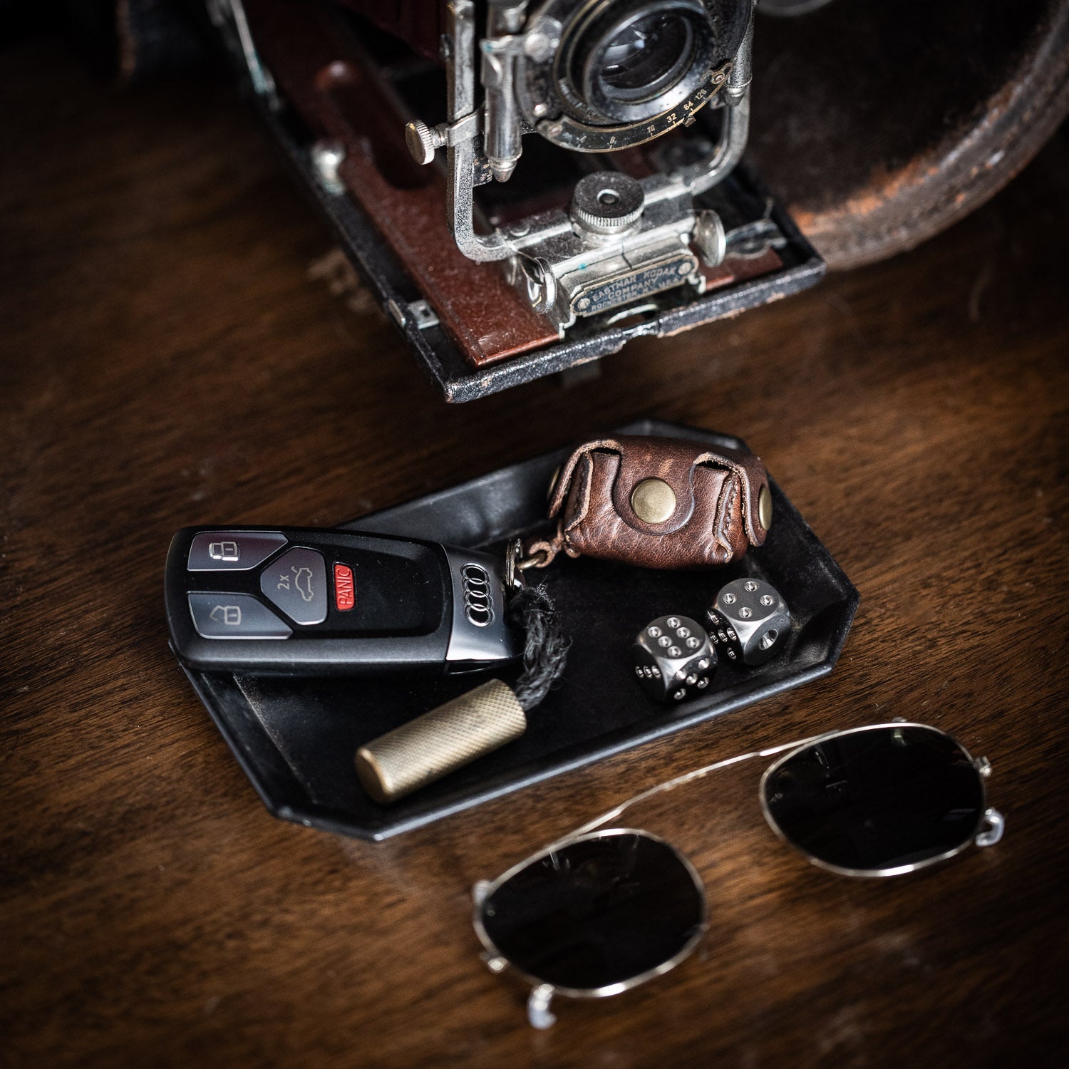 Bad Stitch Goods Keychain Bag w/Dice - Keychain | Last Manner