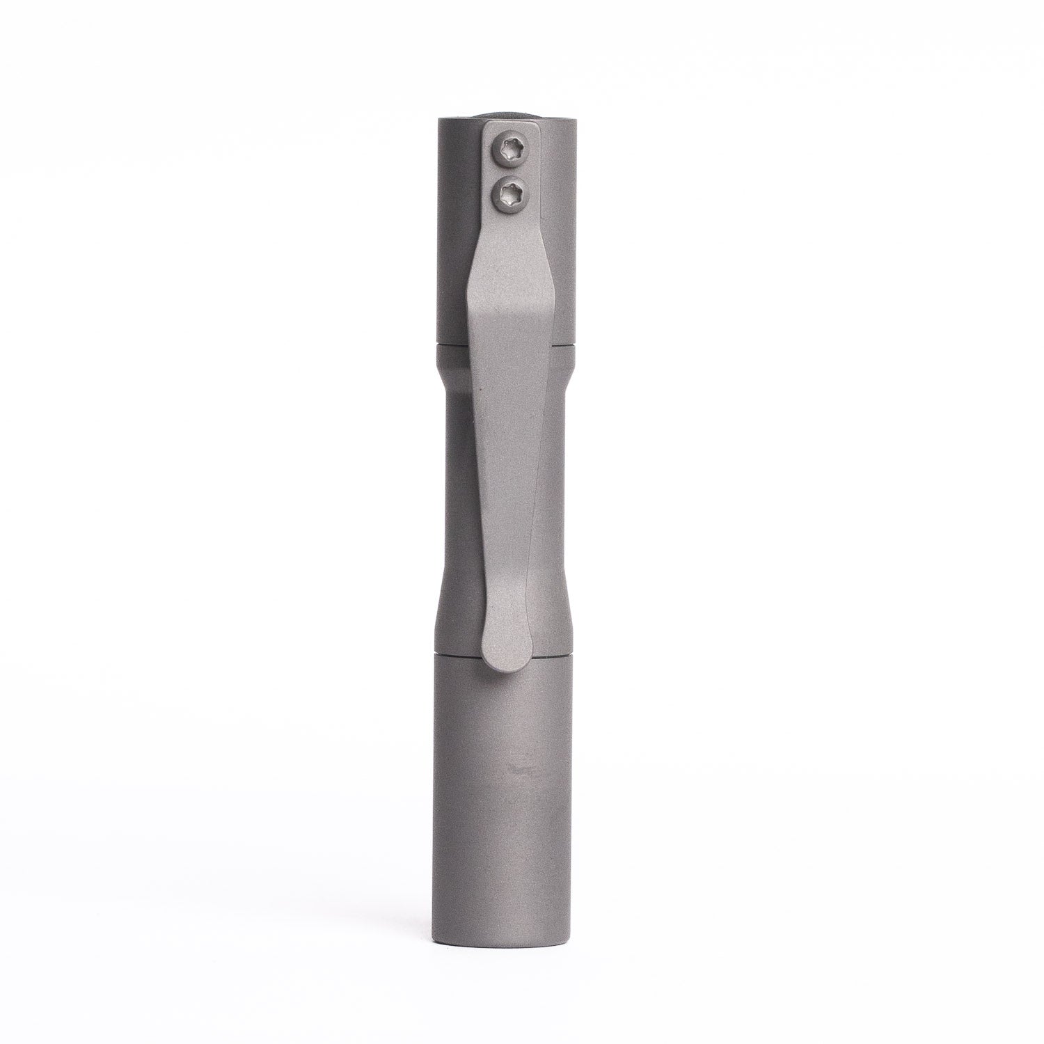 CWF Custom Micro Click Flashlight - Stonewashed Titanium (XPL) - Flashlight | Last Manner