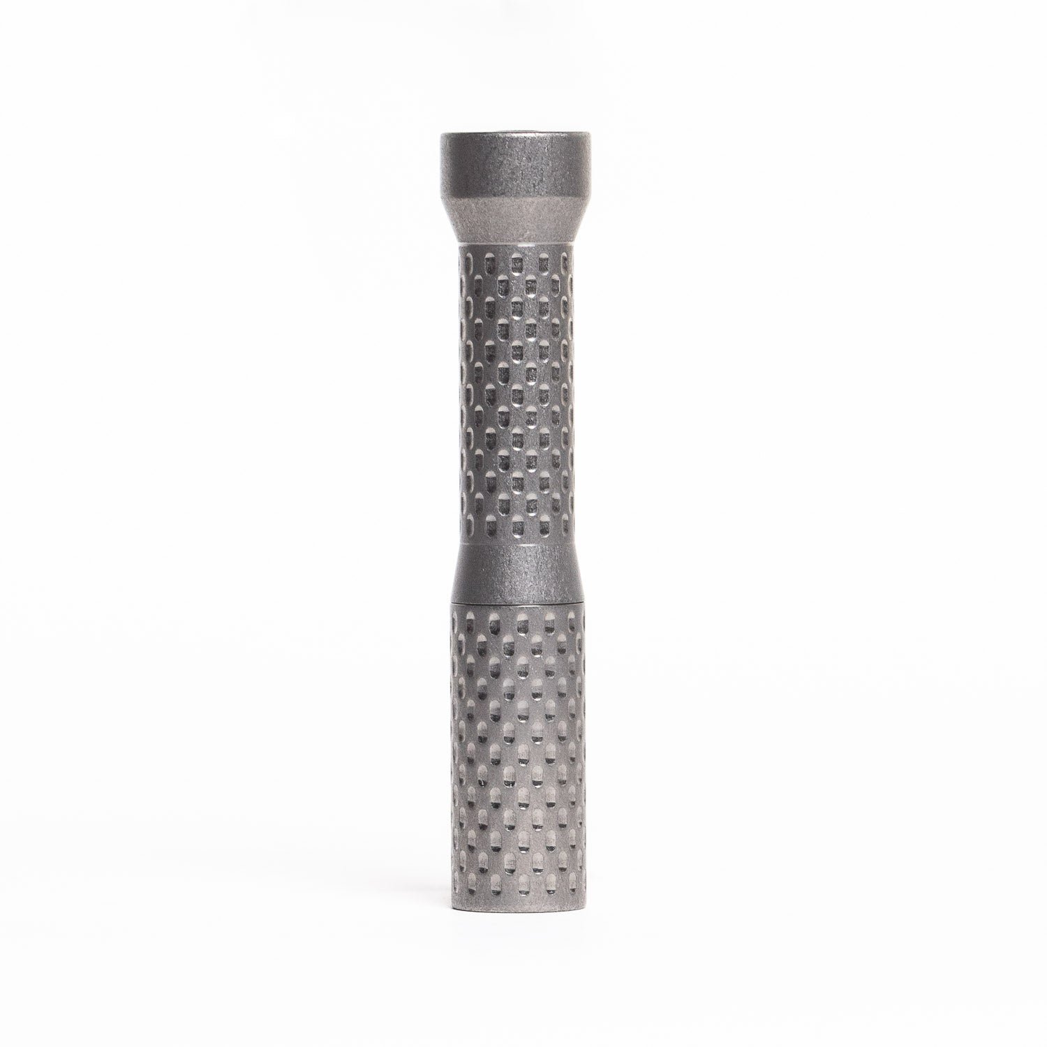 Dawson Machine Craft Divot Slimmer Flashlight - Tumbled Titanium - Flashlight | Last Manner