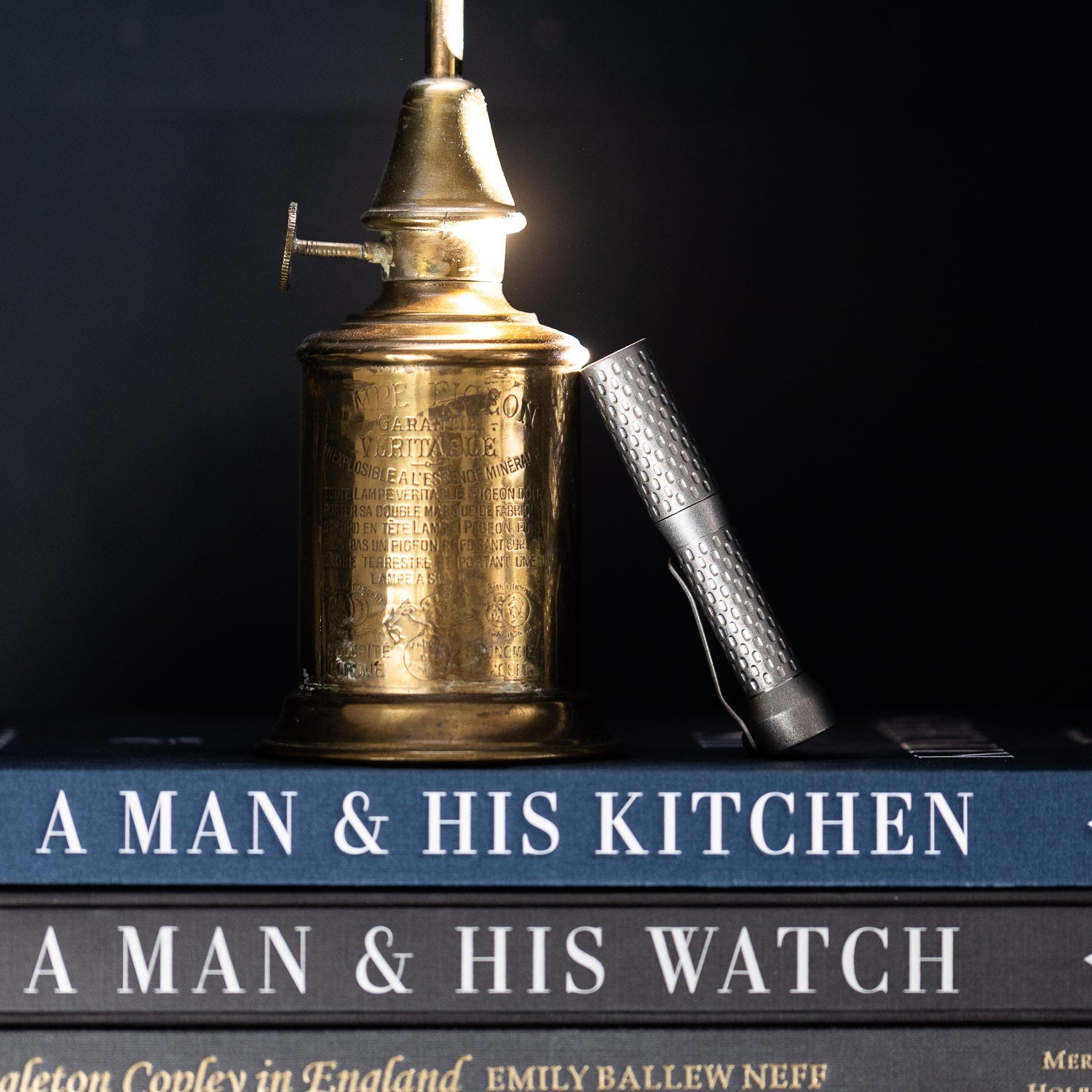 Dawson Machine Craft Divot Slimmer Flashlight - Tumbled Titanium - Flashlight | Last Manner