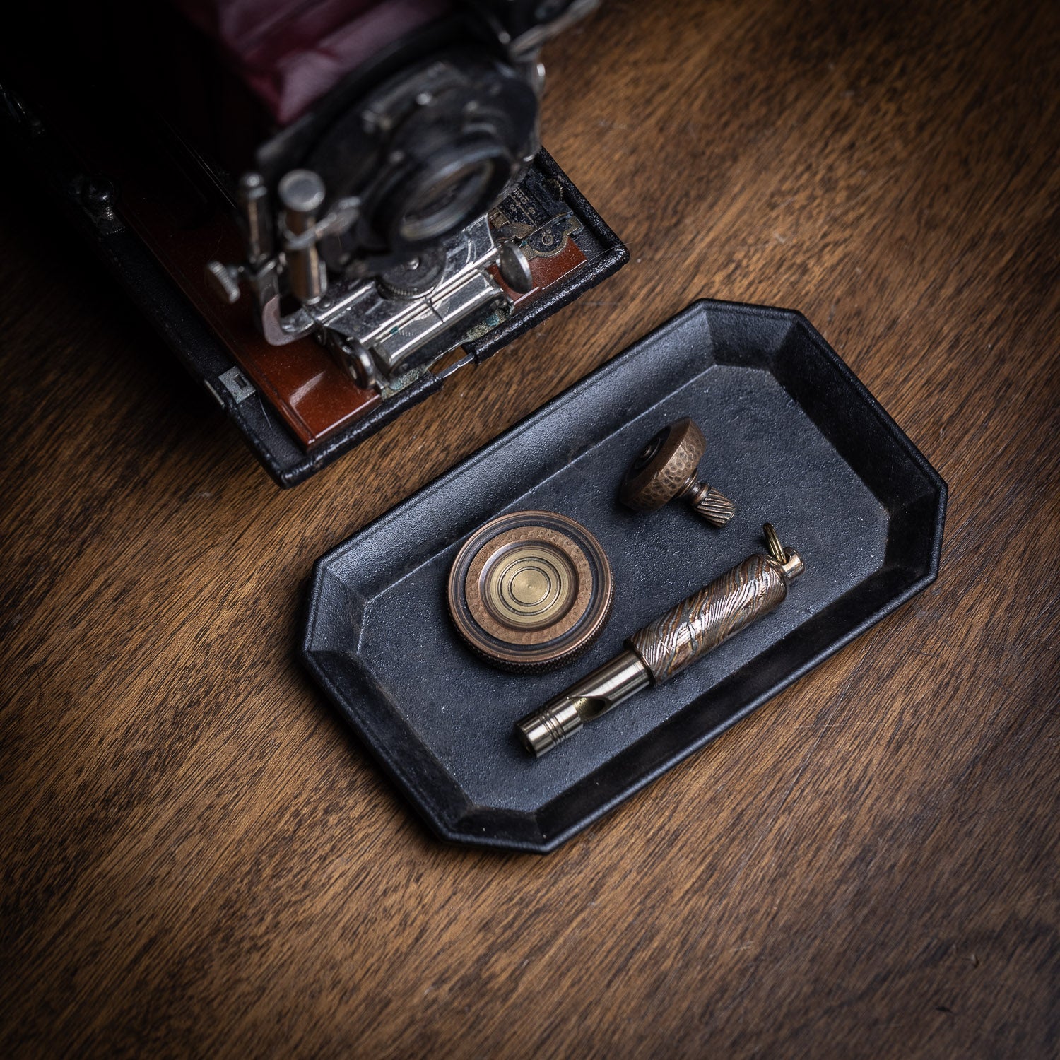 Fiddle Foundry Mokume - gane & Brass Whistle - Whistle | Last Manner