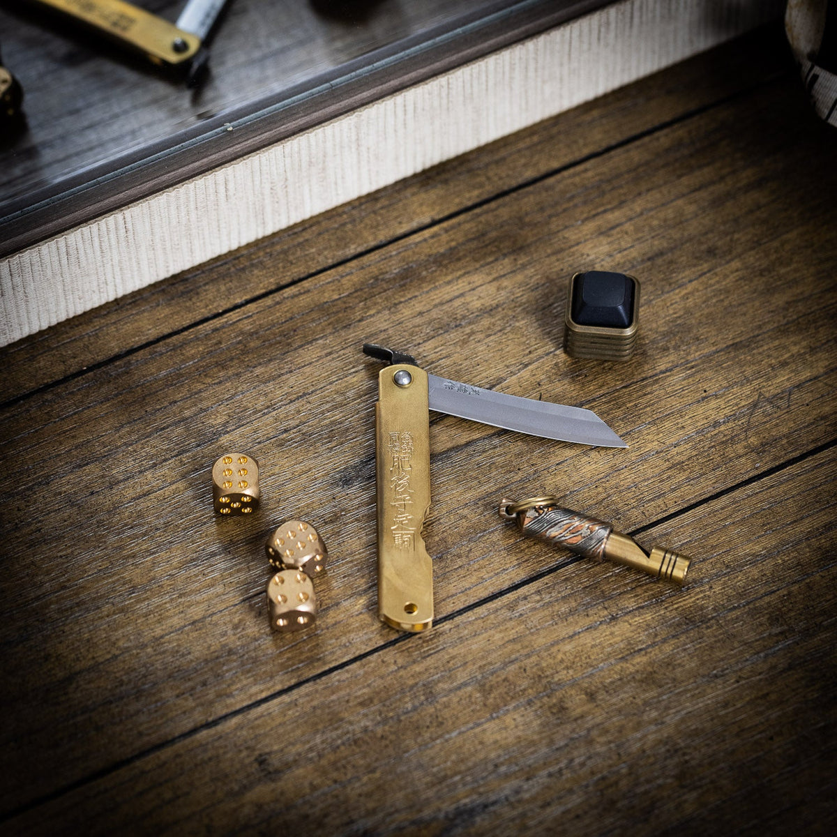 Higonokami Folding Knife - Brass - Pocket Knife | Last Manner