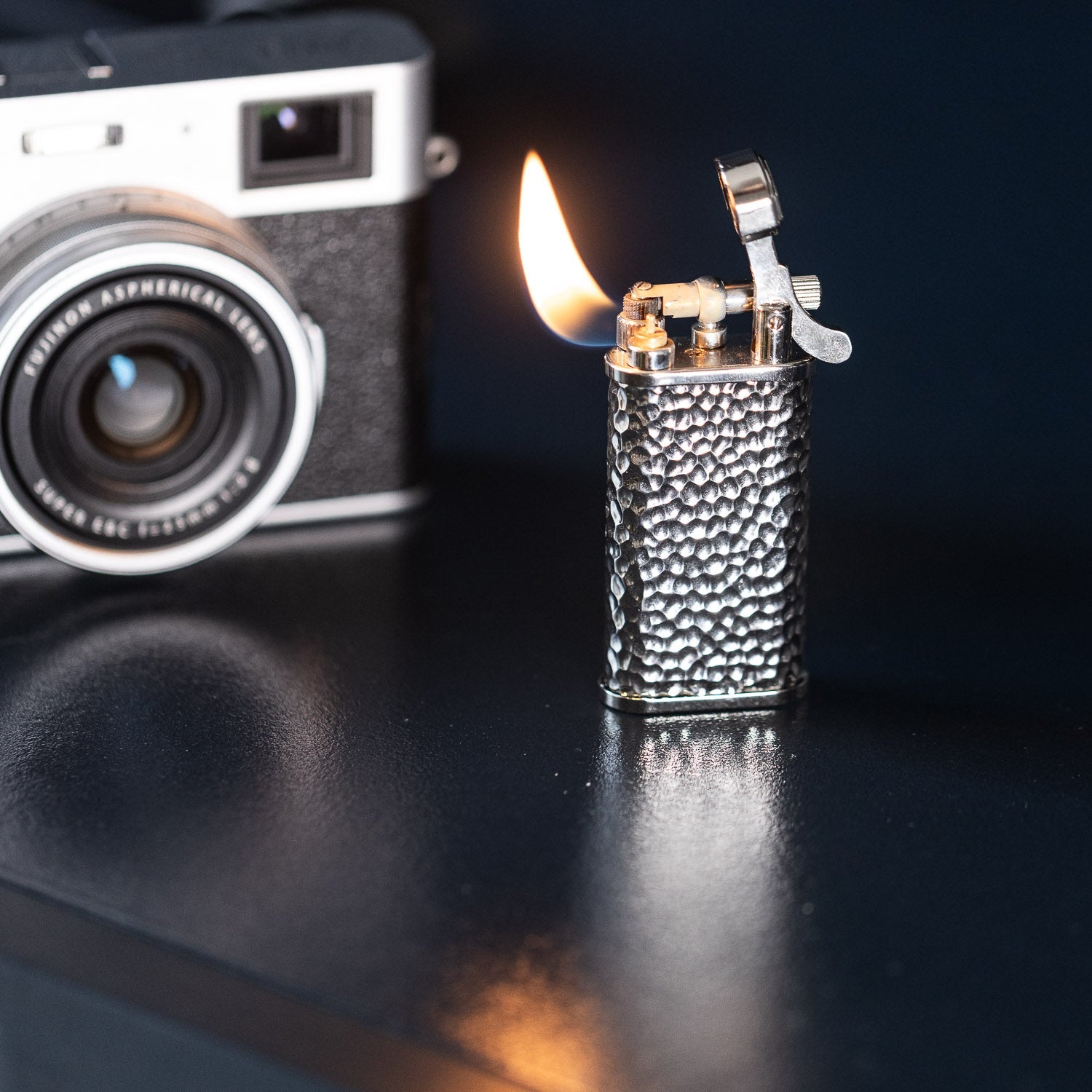 Kiribi Kabuto Pipe Lighter - Tsuchime Silver - Lighter | Last Manner