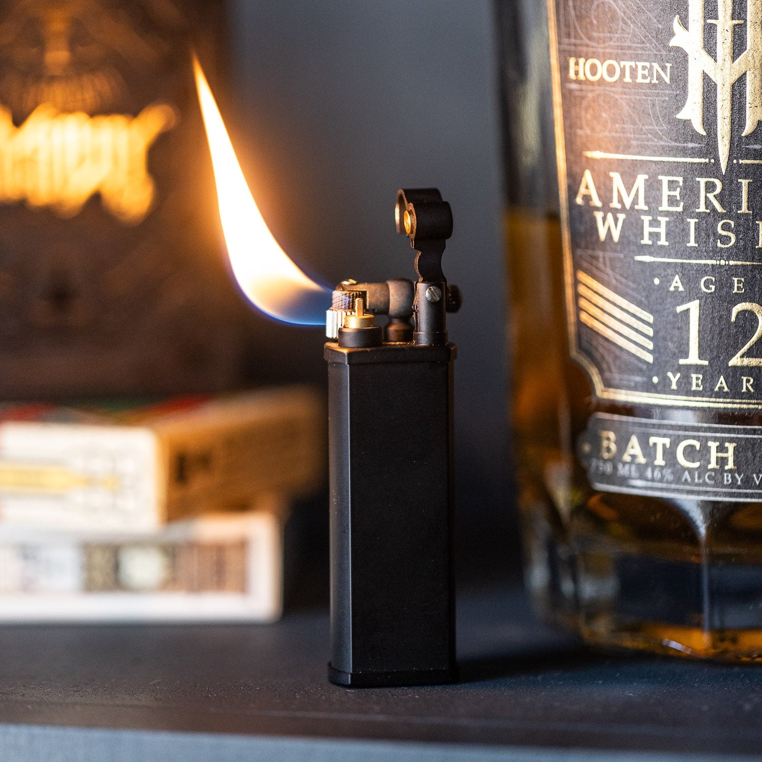 Kiribi Kenshi Pipe Lighter - Black