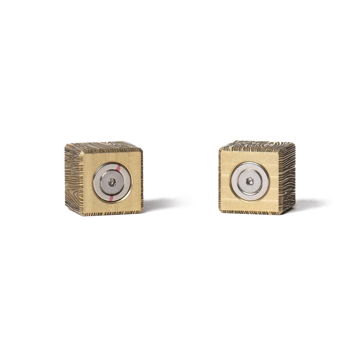 Last Manner Magnetic Fidget Cubes - Brass - Magnetic Cubes | Last Manner