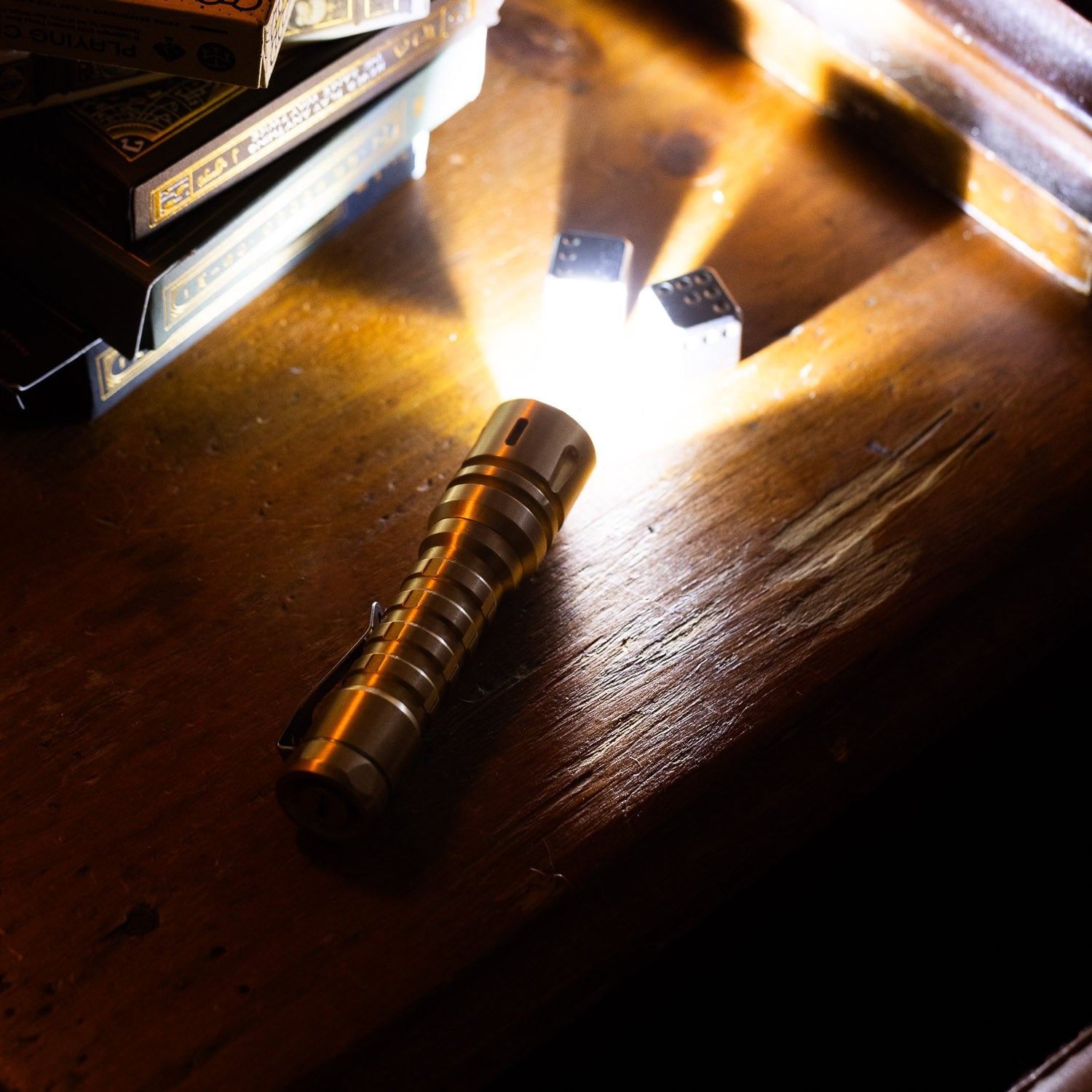 ReyLight LANapple Flashlight - Brass - Flashlight | Last Manner