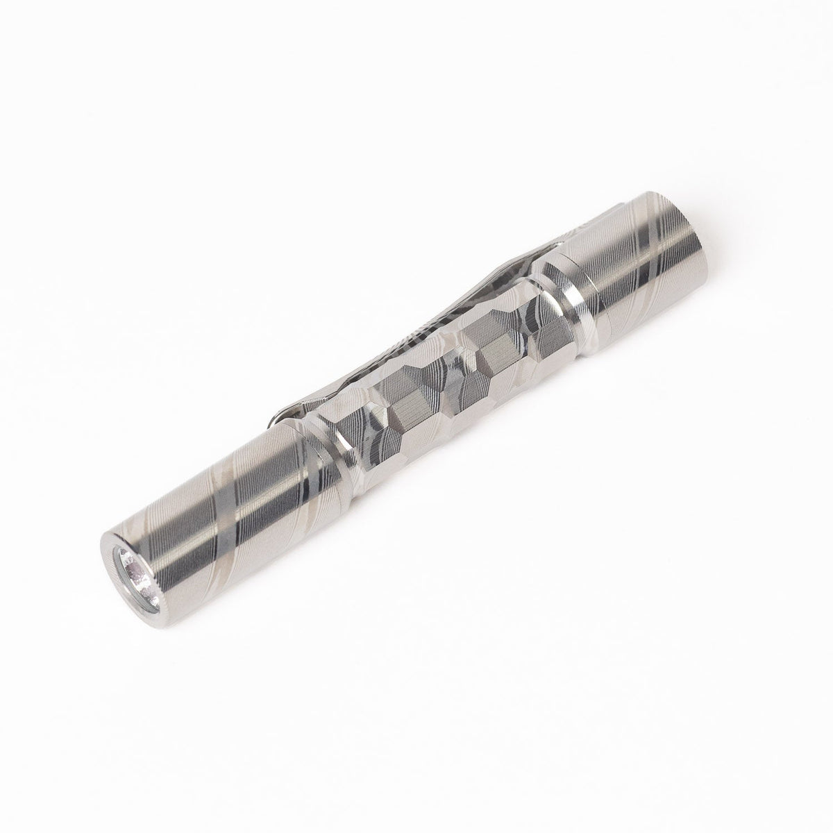 ReyLight Pineapple Mini Flashlight MK3 - Damascus Steel - Flashlight | Last Manner