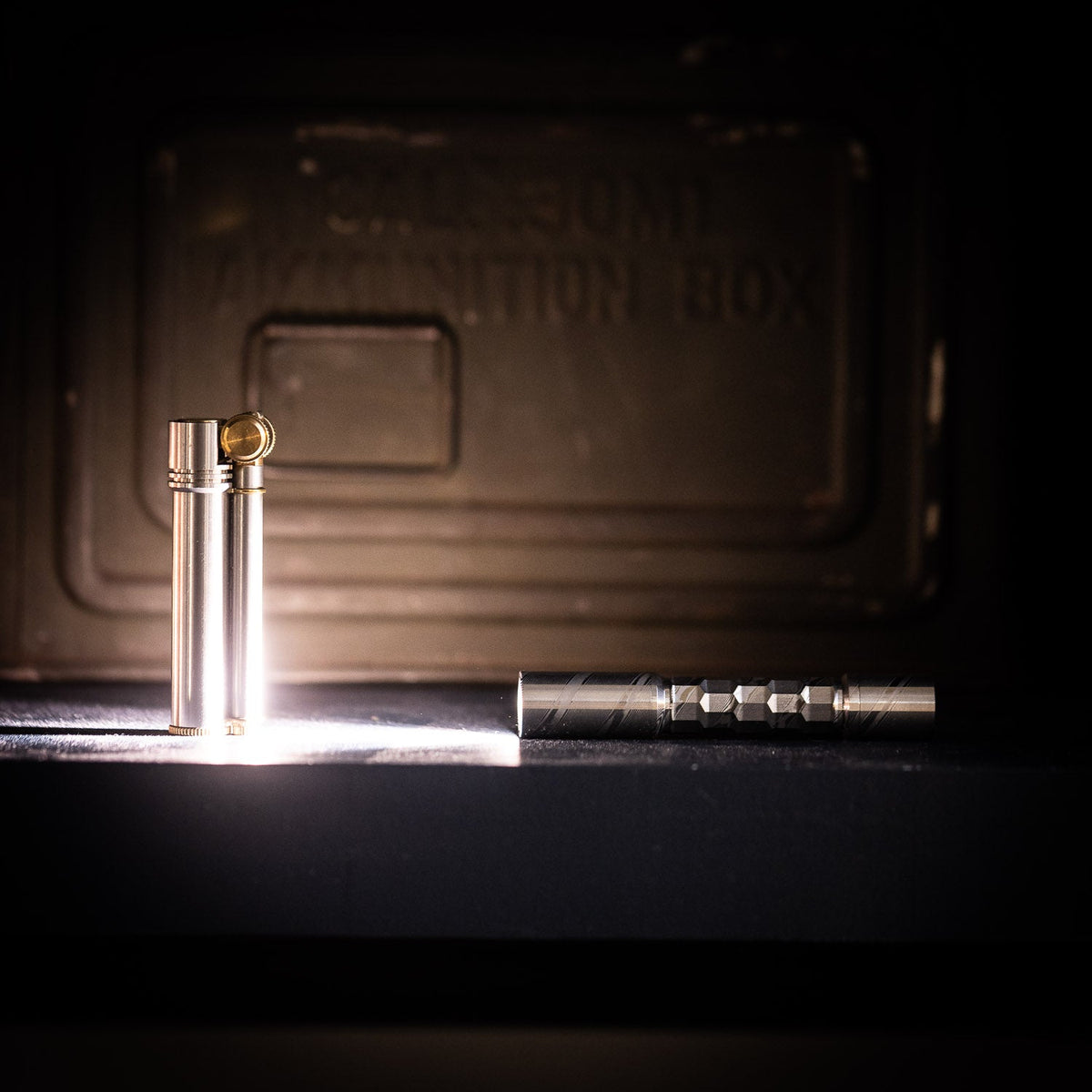 ReyLight Pineapple Mini Flashlight MK3 - Damascus Steel - Flashlight | Last Manner