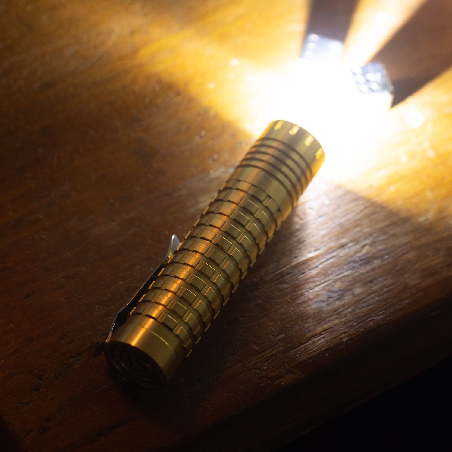 ReyLight Triple Dawn Flashlight - Brass - Flashlight | Last Manner
