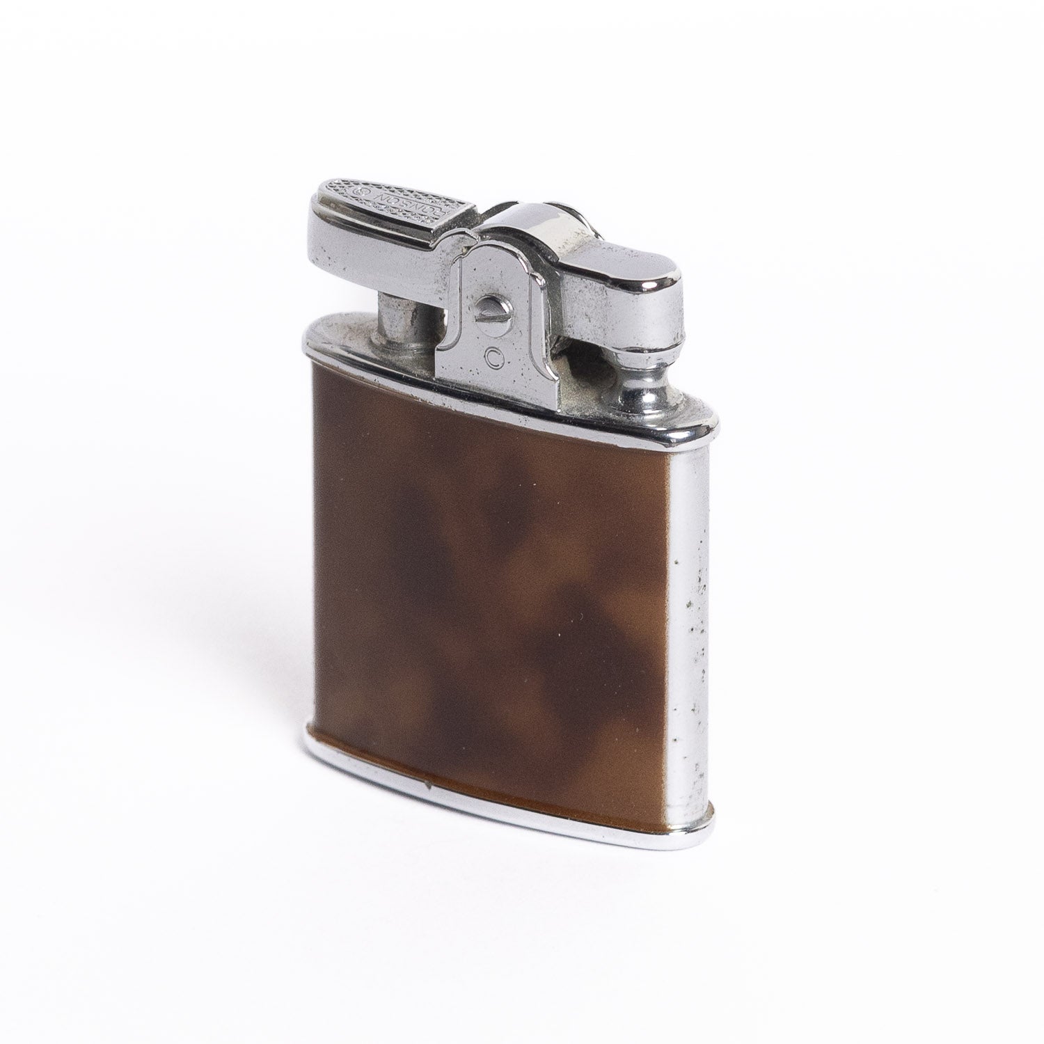 Ronson Princess Vintage Lighter - Brown Leather Enamel - Lighter | Last Manner