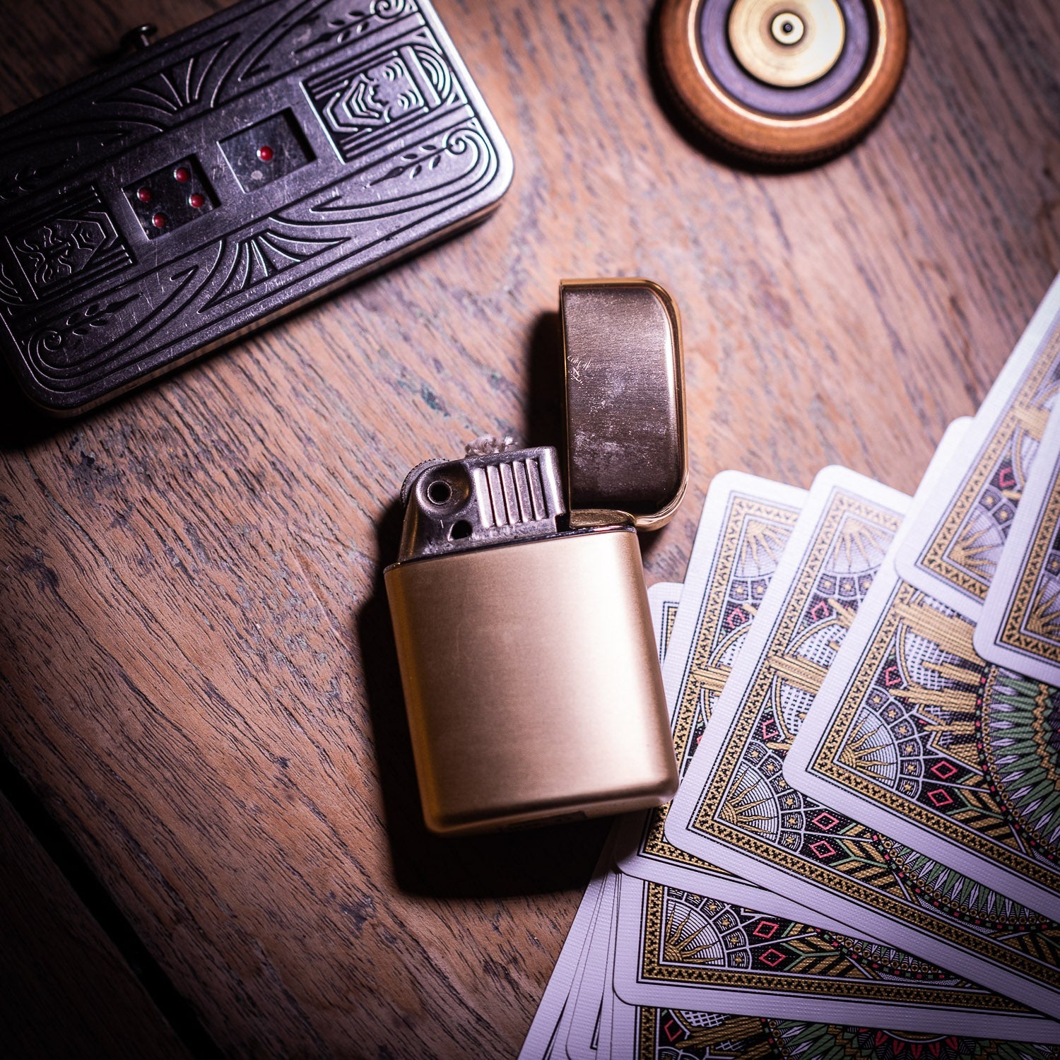 RONSON TYPOON 35th Anniversary ソルジャー Ronson Vintage Typhoon Gold-Finish Petrol Lighter