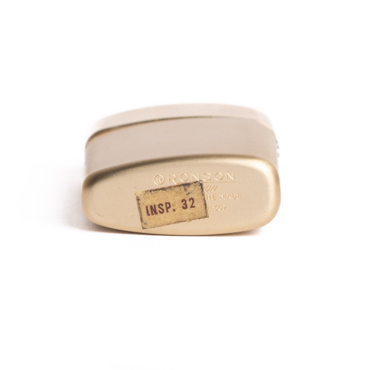 Ronson Vintage Typhoon Gold-Finish Petrol Lighter