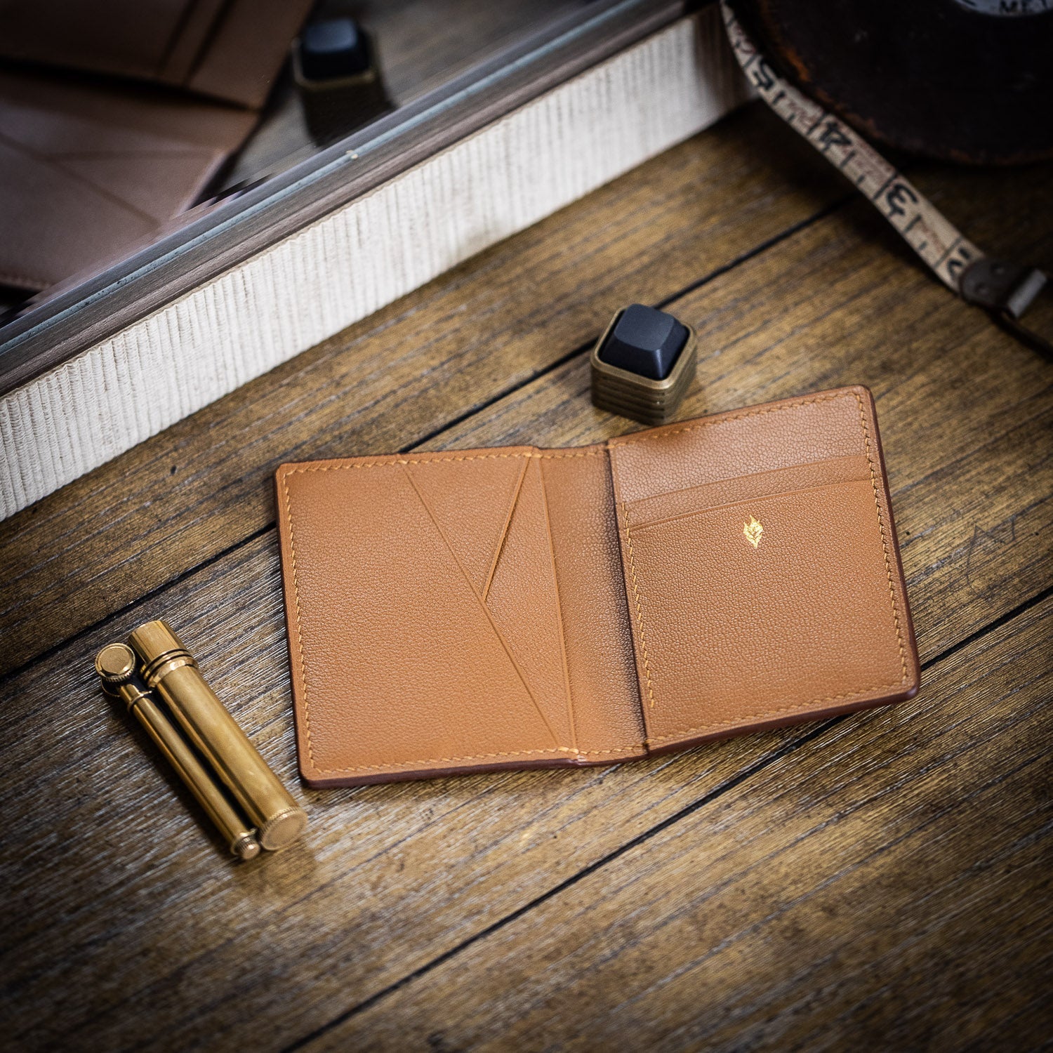 Shell Cordovan & Chèvre Bifold Wallet by Last Manner