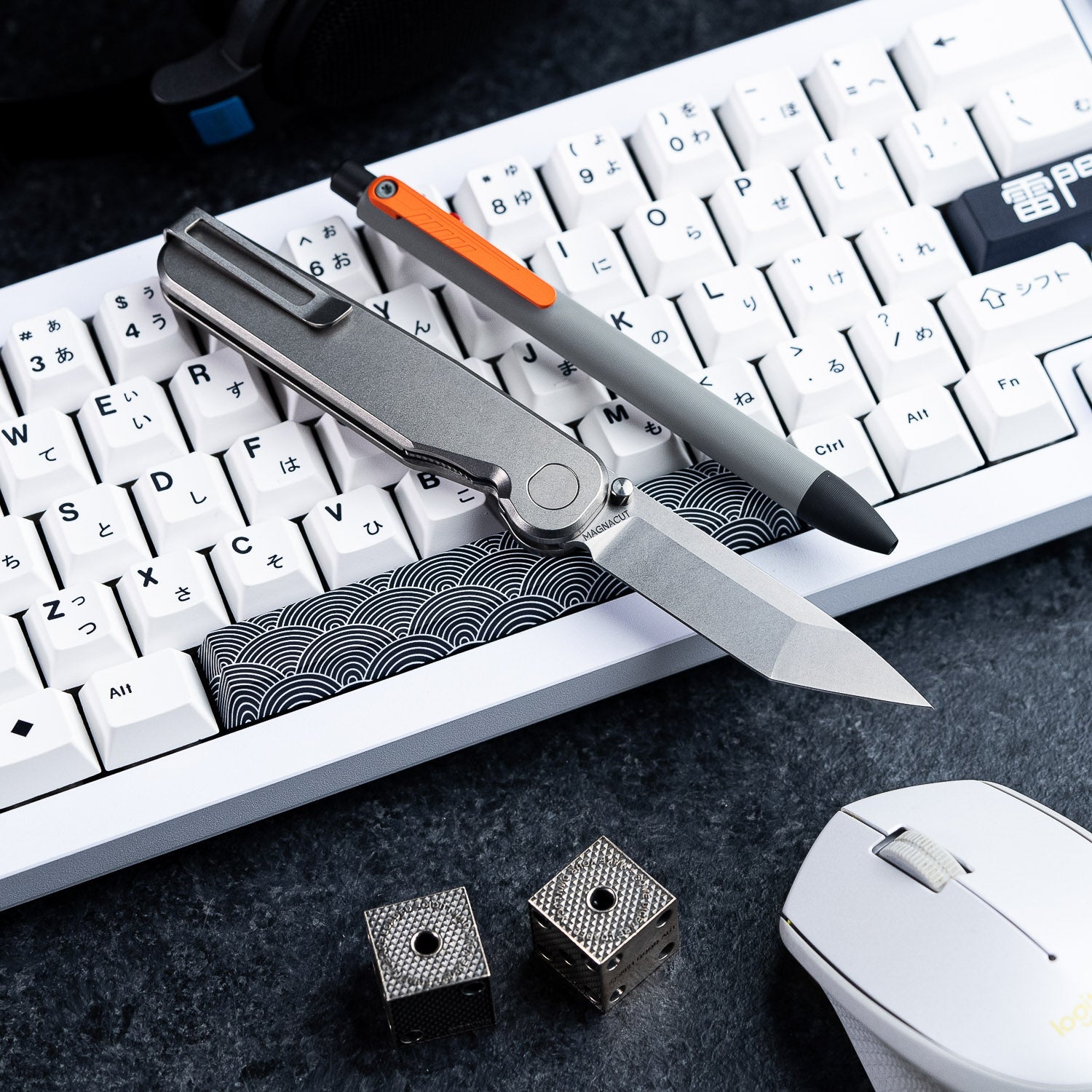 Tactile Knife Co. Rockwall Thumbstud Folding Knife - Tanto - Pocket Knife | Last Manner