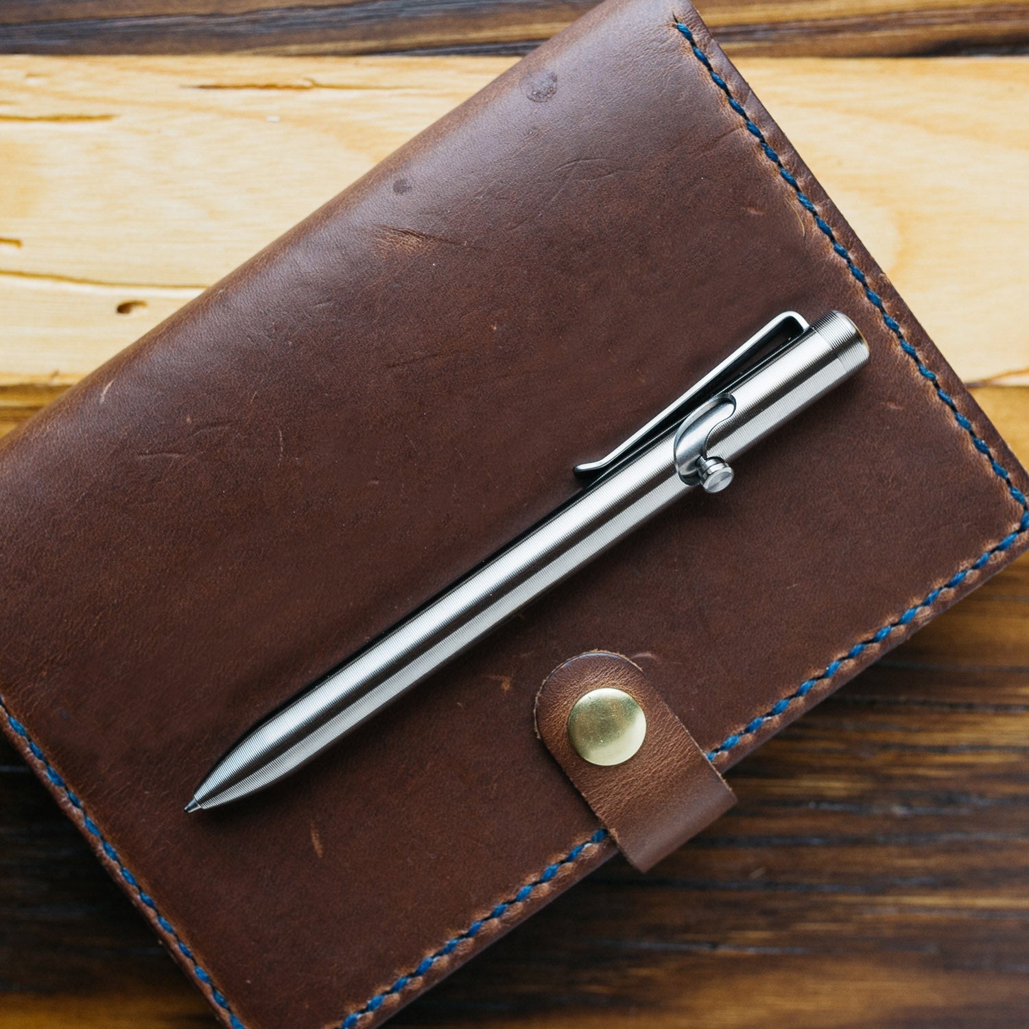 Tactile Turn Bolt Action Pen - Titanium (Short) - Pens | Last Manner