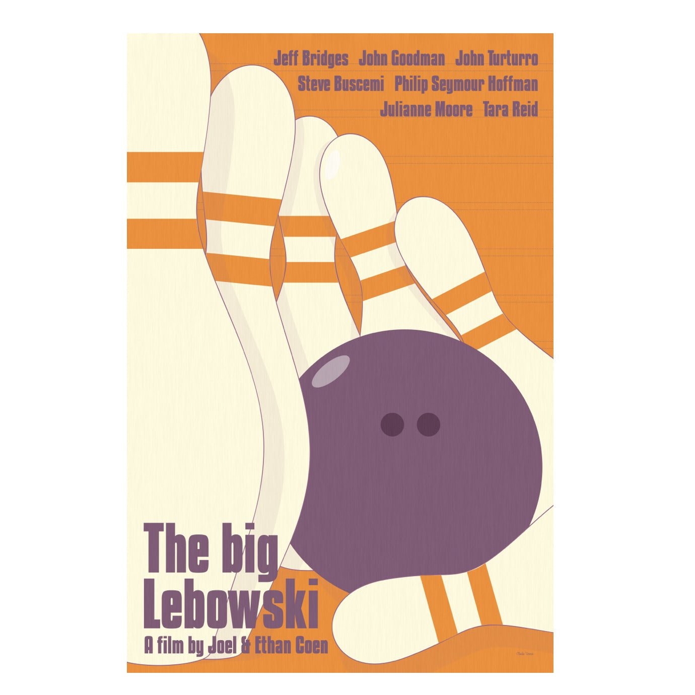 The Big Lebowski - Retro Movie Poster - Movie Poster | Last Manner