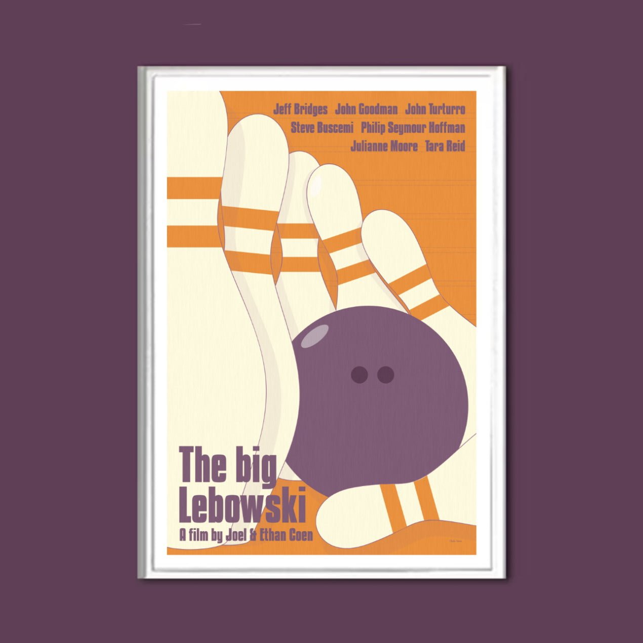 The Big Lebowski - Retro Movie Poster - Movie Poster | Last Manner