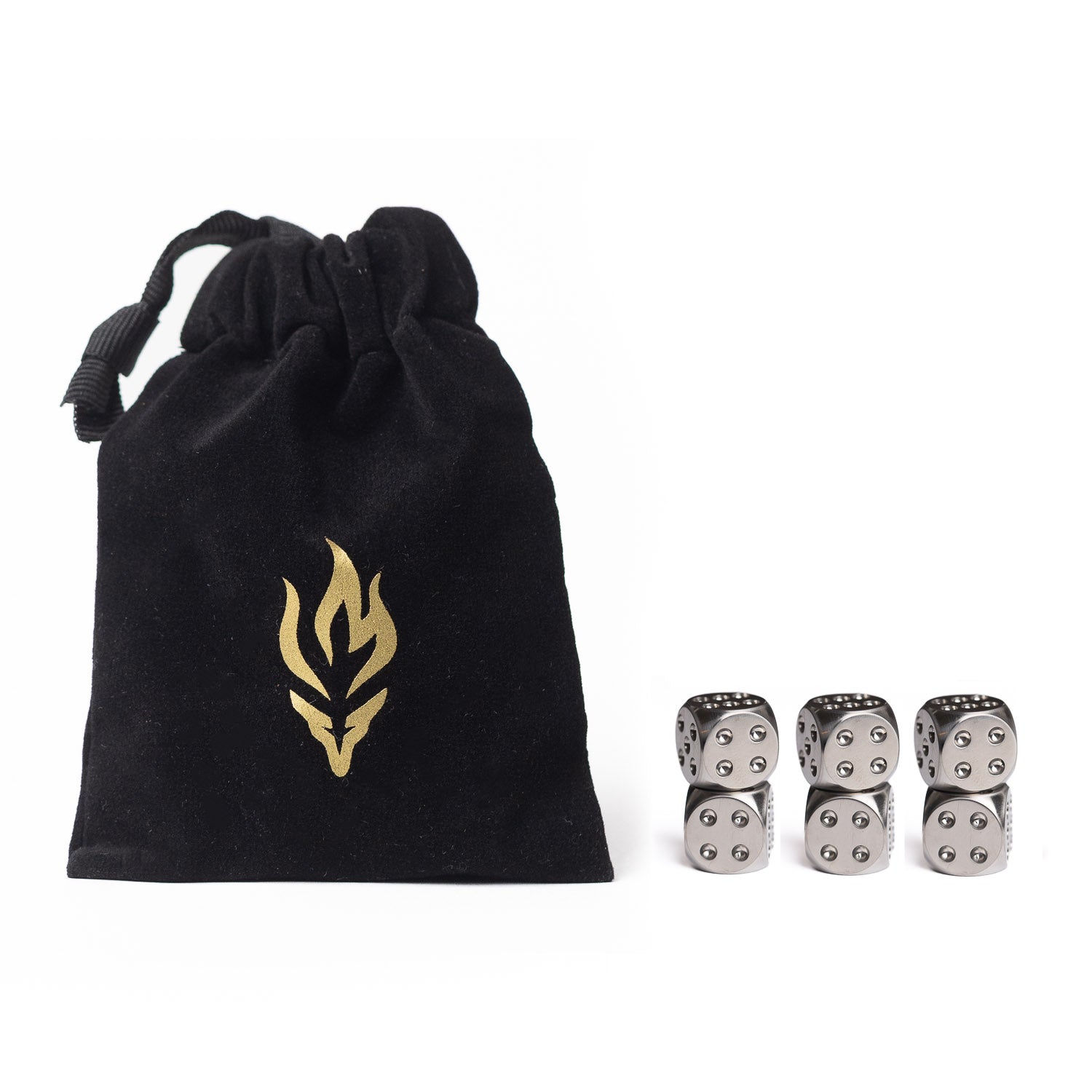 Titanium Dice Set – Pair, Set of 6, or Full Set of 12 - Dice | Last Manner