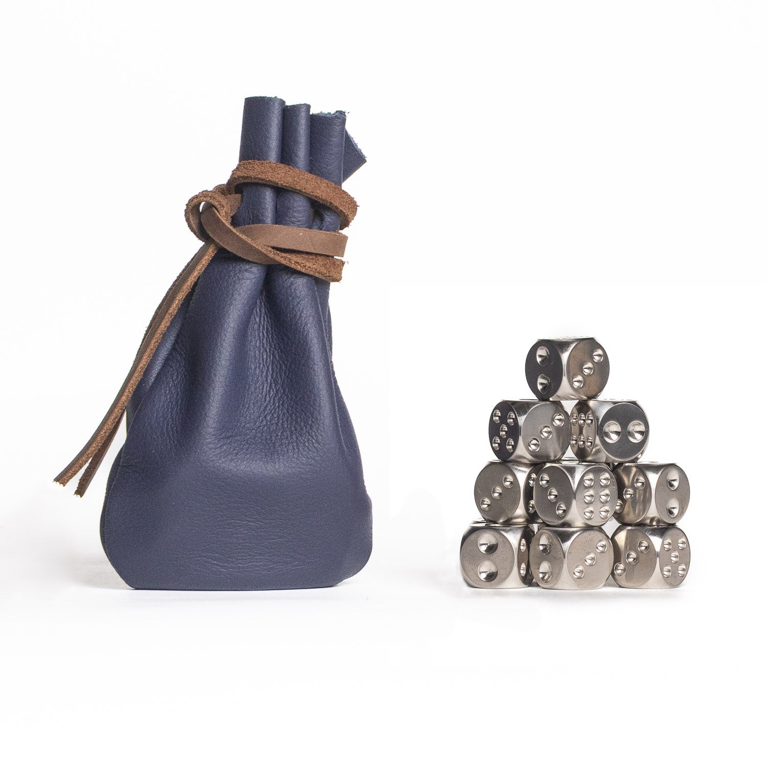 Titanium Dice Set – Pair, Set of 6, or Full Set of 12 - Dice | Last Manner