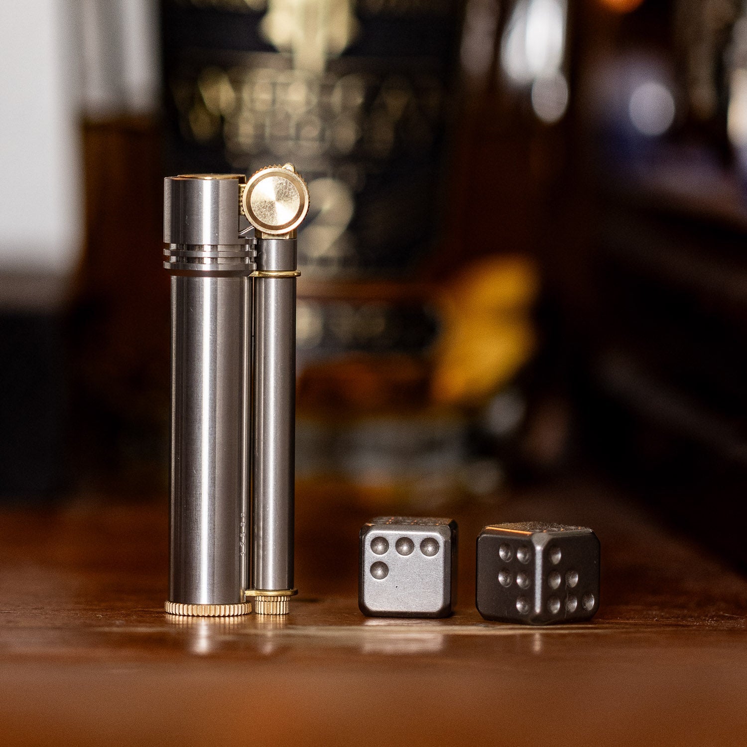 Tokyo Pipe Co Douglass Field L Lighter - Stainless Steel - Lighter | Last Manner