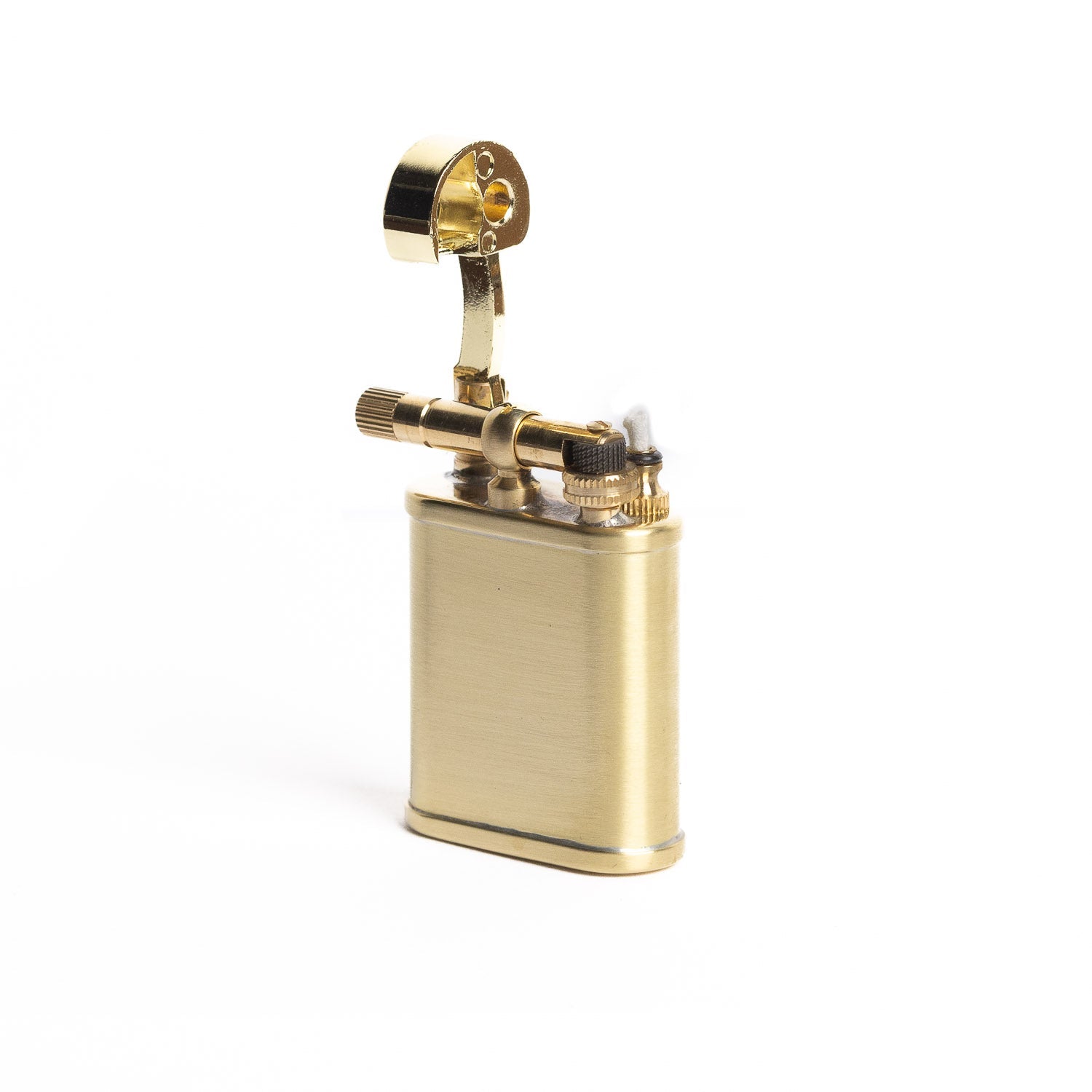 Tsubota Pearl NB Petrol Lighter - Brass