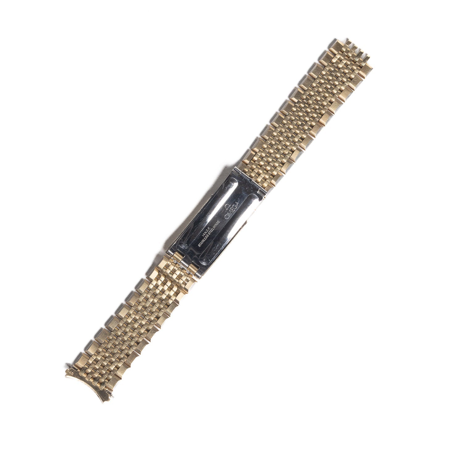 Vintage Omega Beads of Rice Watch Bracelet — 14K GF (NOS) - Watch Band | Last Manner