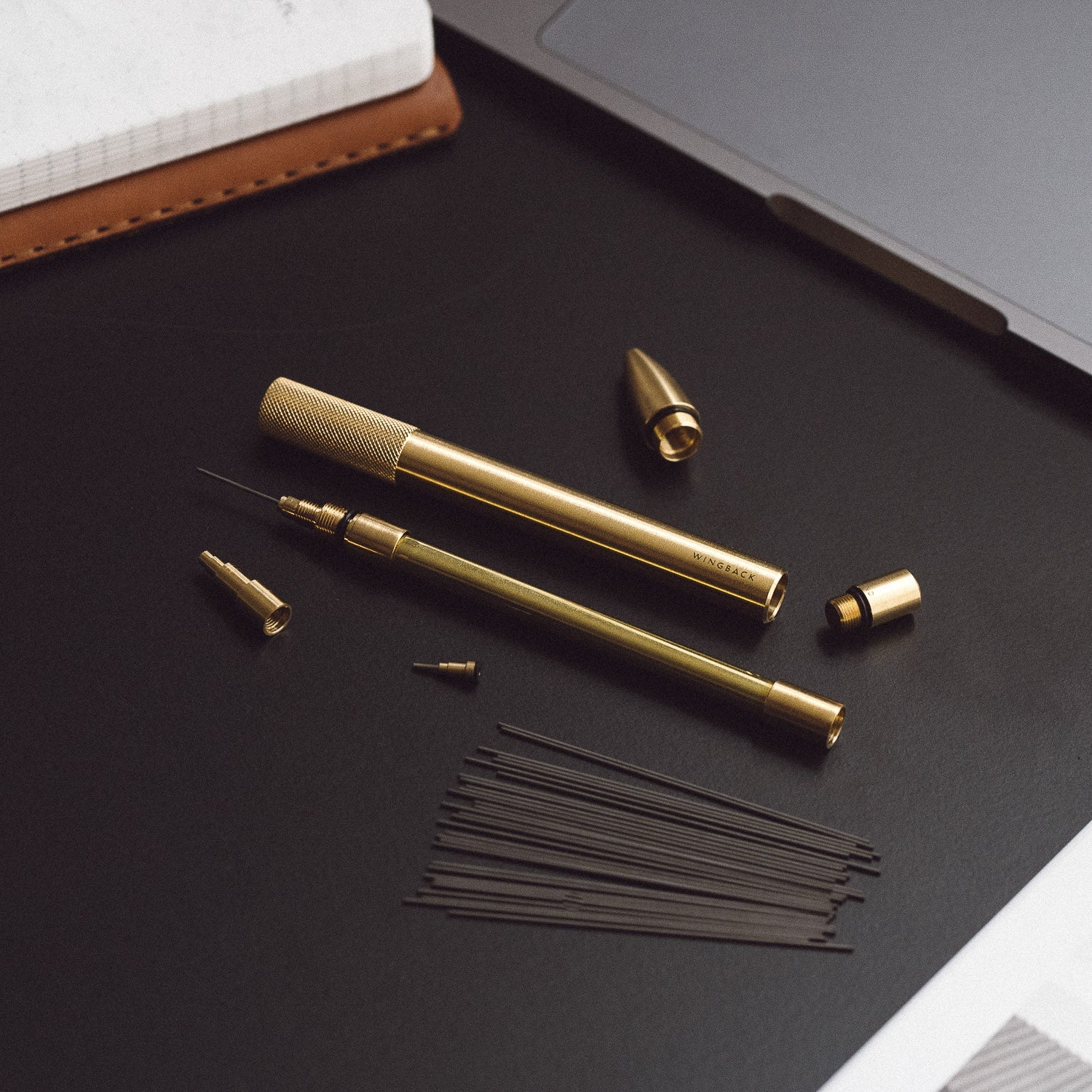 Wingback Mechanical Pencil - Brass - Mechanical Pencil | Last Manner