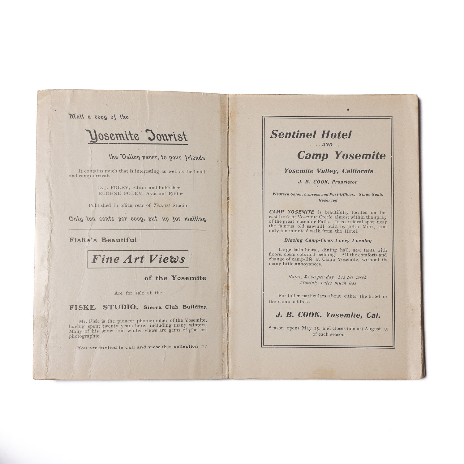 Yosemite Souvenir and Guide - 1902 - Vintage Books | Last Manner