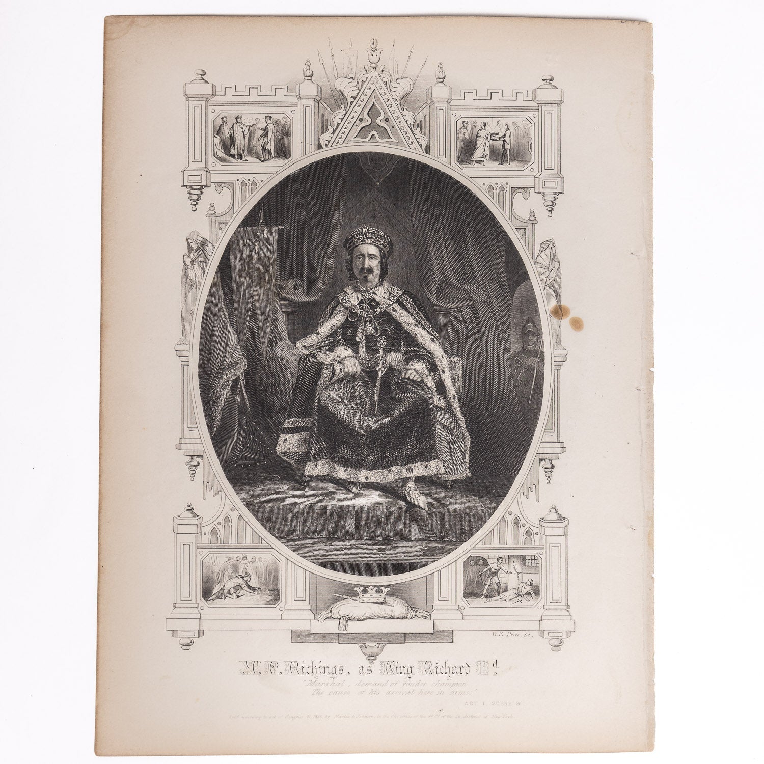 Antique Shakespeare Engravings