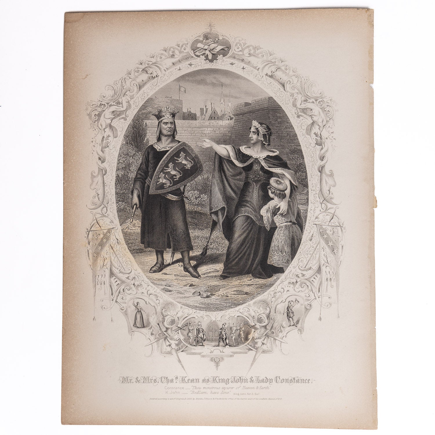 Antique Shakespeare Engravings