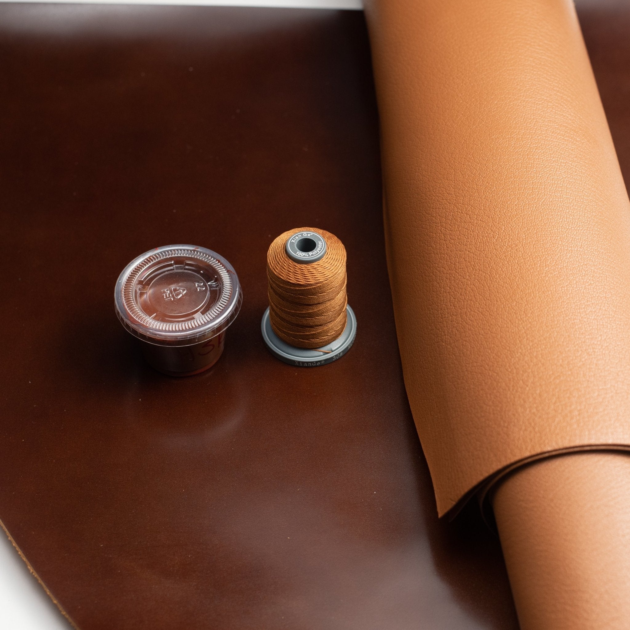 Shell Cordovan & Chèvre Card Wallet - Whiskey & Gold - Wallets | Last Manner