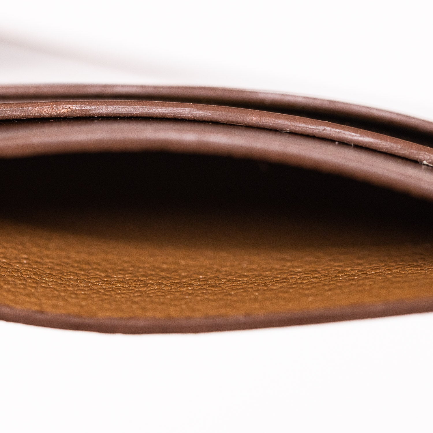 Shell Cordovan & Chèvre Card Wallet - Whiskey & Gold - Wallets | Last Manner