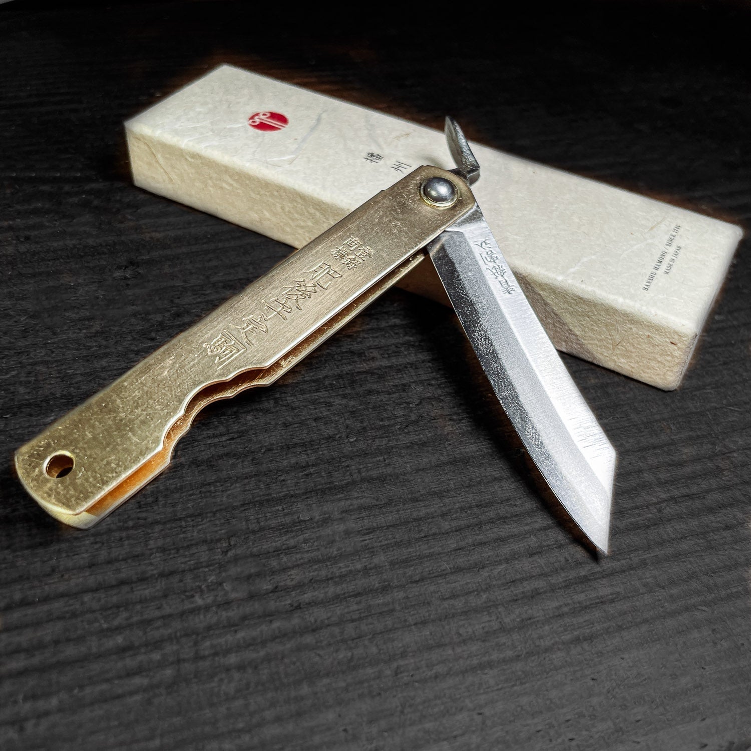Banshu Hamono Higonokami Folding Knife - Brass - Pocket Knife | Last Manner